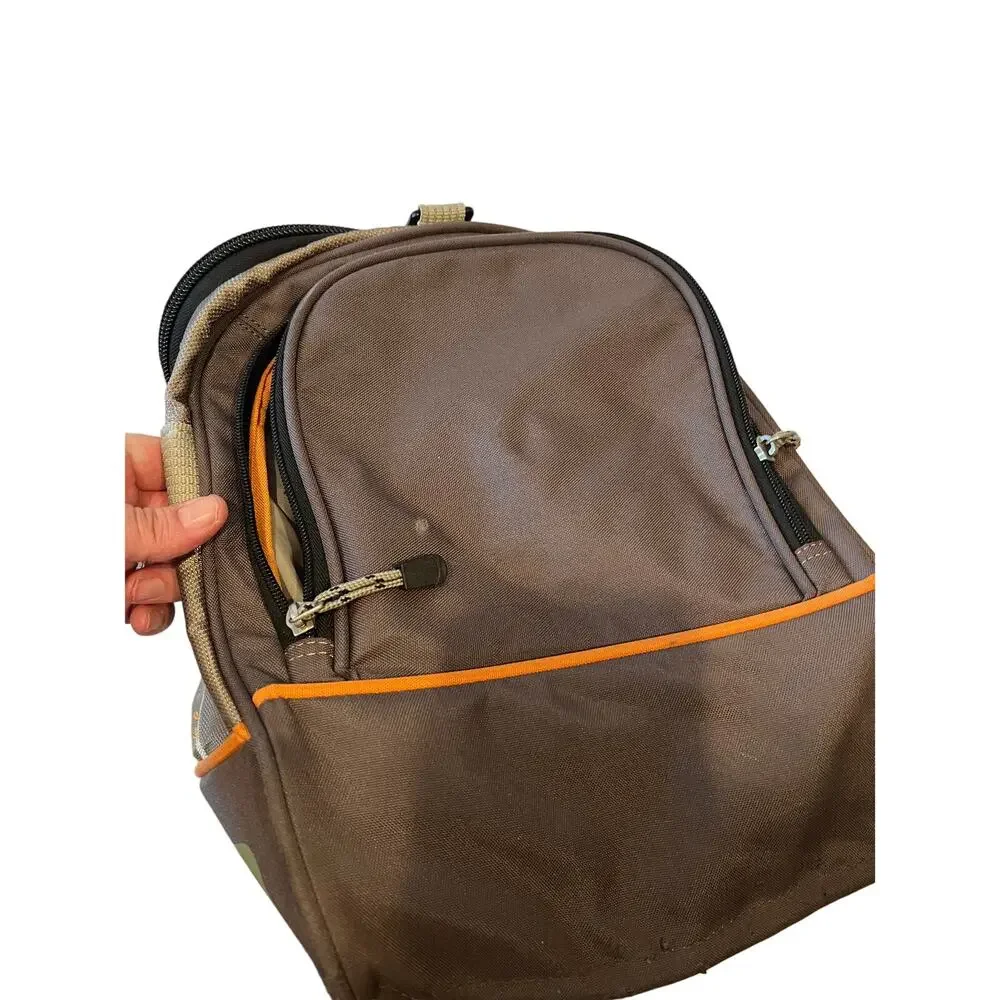Timberland Brown Overnight Duffel Bag 22x12x12